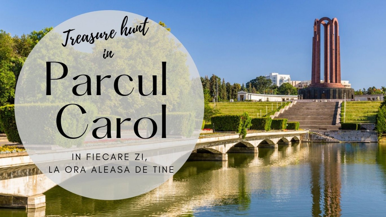 Treasure hunt în Parcul Carol din București