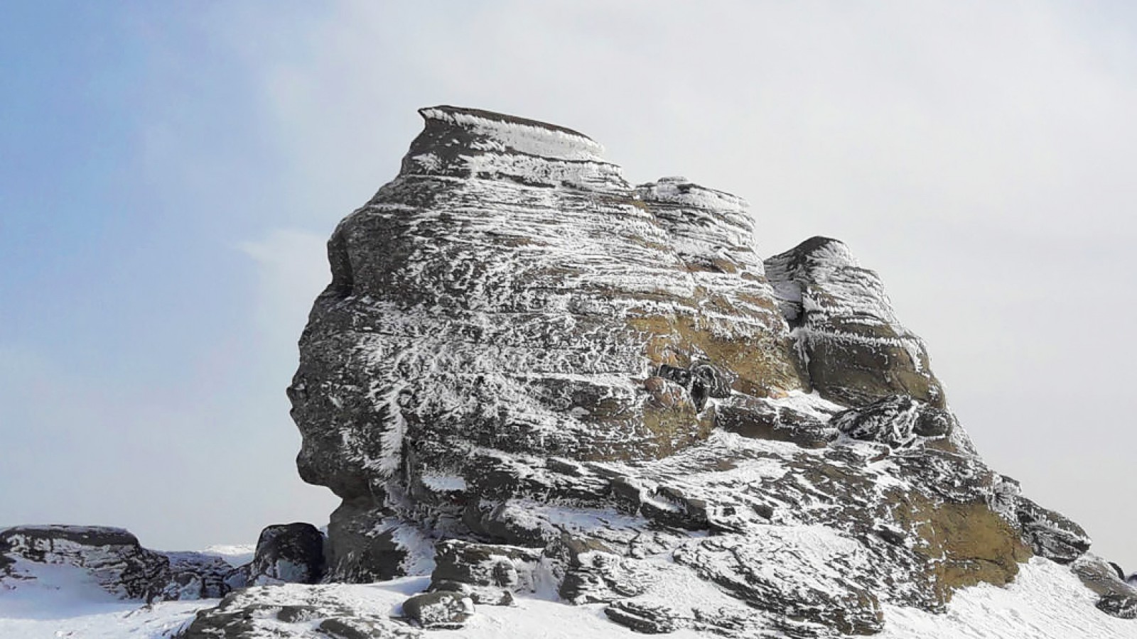 Snowshoeing in Romania