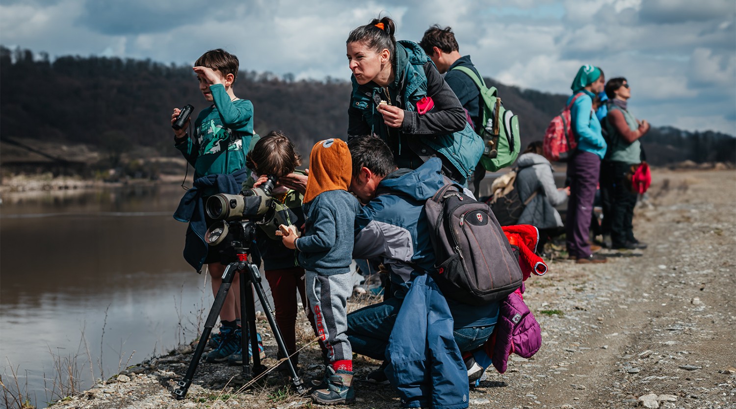 Drumeție observarea păsărilor de apă care iernează pe lacurile de la Mândra